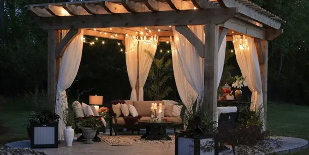 Cozy indoor-outdoor spaces
