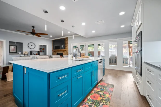 Coppell Texas home after the kitchen got remodeled