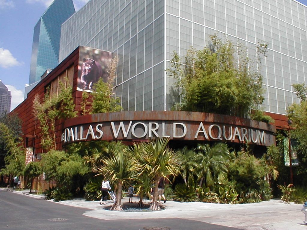 Dallas World Aquarium Building in Texas